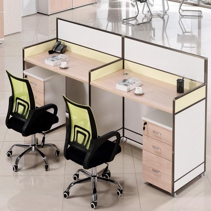Aluminum Profile Modular Workstations Panels Wooden Table Desk Partition Screen