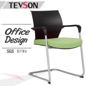 Modern Plastic Meeting Chair with Bow Frame