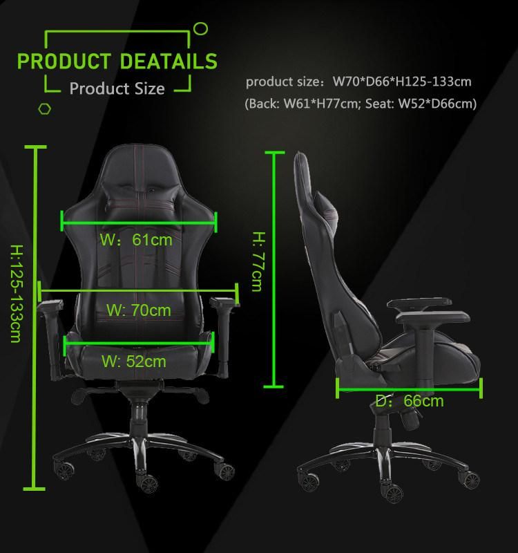 (WANG) Racing Style Computer Gaming Chair for Gamer Playing PC Gaming