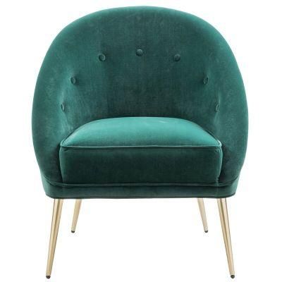 Living Room Set Seat Fabric Velvet Coffee Chairs Cafe Single Sofa