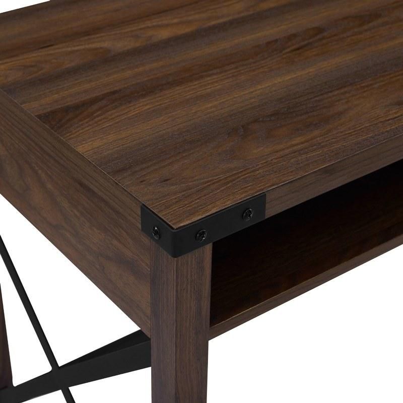 The Gray Barn 42" Metal X Farmhouse Desk