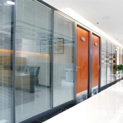 Decorative Office Room Divider Demountable Glass MDF Partition Wall Price