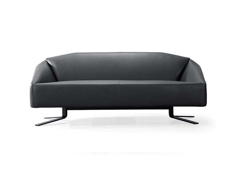 Microfiber Leather Three Seat Executive Office Sofa