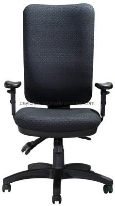 3 Lever Heavy Duty Nylon Base Nylon Castor Class 4 Gas Lift Fabric Upholstery for Seat and Back High Back Style Chair