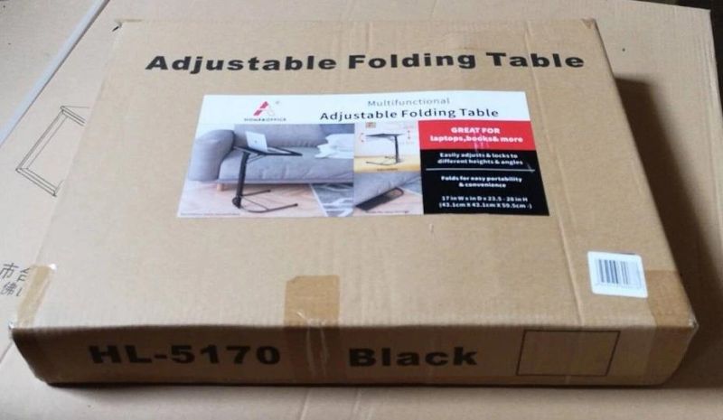 Foldable Computer Table Adjustable Portable Laptop Desk for Bed Table Household Lifting Bedside Sofa