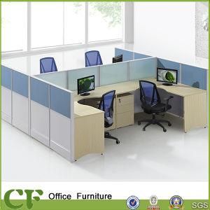 Aluminum Profile Wooden Furniture Office Workstation Partition