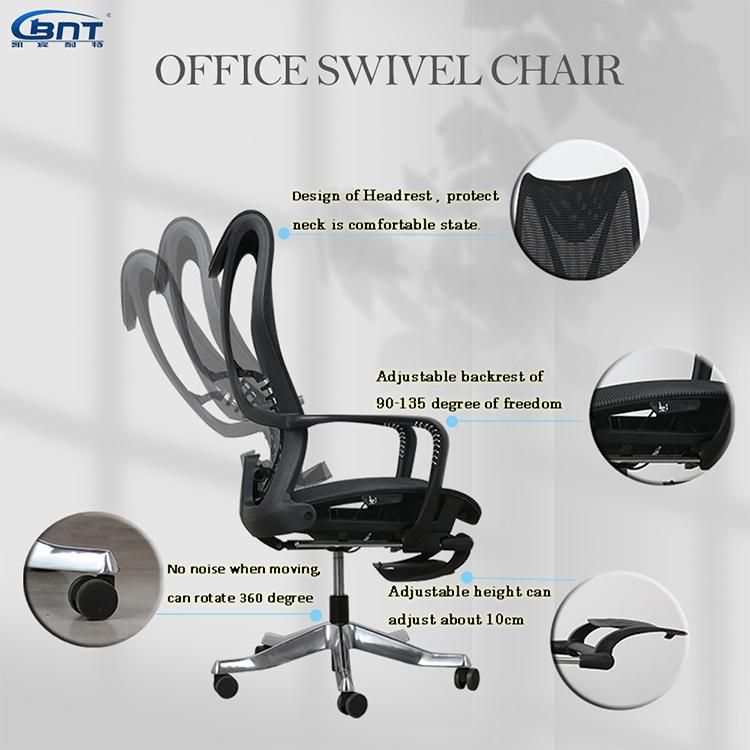 Office Chair Ergonomic Support with Advanced Design BIFMA Certificate