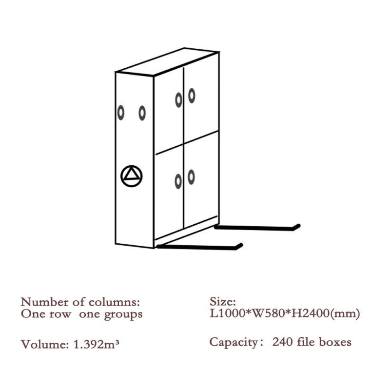 Manufacture Direct Sale Moving Mass Shelf for Document Storage