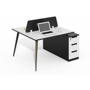 Face to Face Open Office Partition Furniture with 3 Drawers Fixed Pedestal
