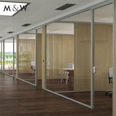 Factory Price Modular Office Furniture Design High Aluminum Wall Partition Glass Office Cubicle