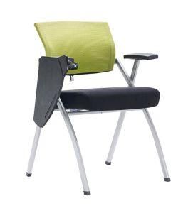 Conference Mesh Folding Training Chair with Writing Tablet