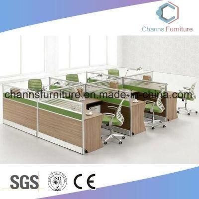 T Shape 8 Seats Office Wooden Table Panel Workstation