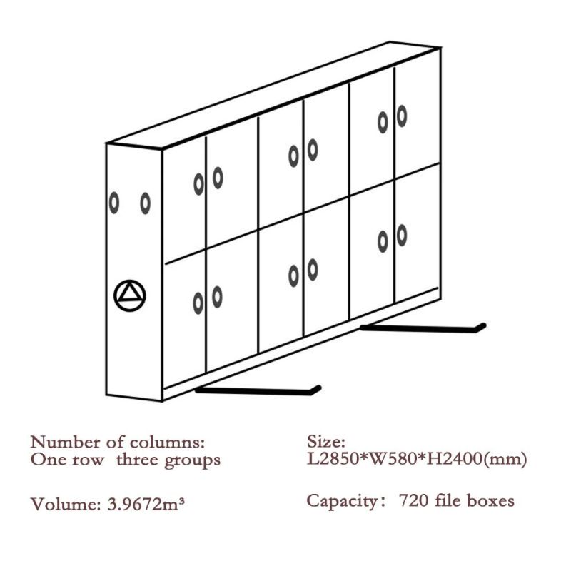 Manufacture Direct Sale Moving Mass Shelf for Document Storage