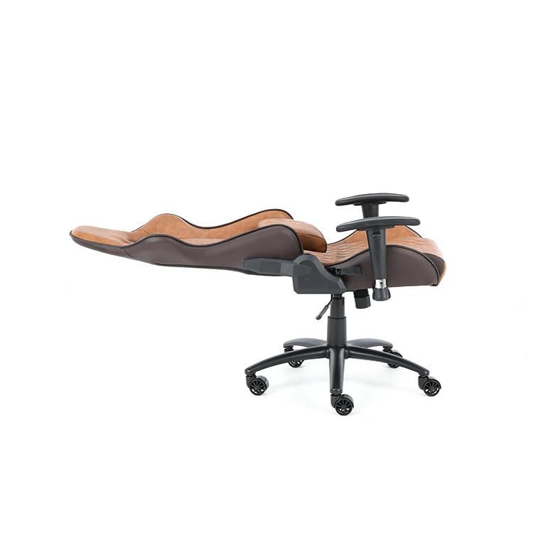 Massage Gaming Chair Adjustable Massage Lumbar Cushion High Back Ergonomic Leather Computer Desk Chair