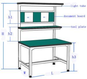 Word Table Without Motor, Assembly Line Without a Belt, Customize Size. Aluminum