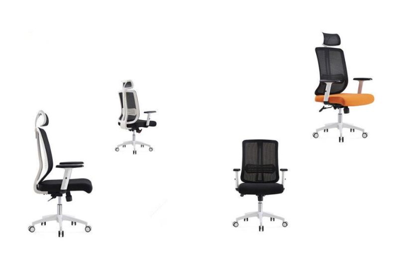 Luxury Senior Mesh Fabric Adjustable Handrest Swivel Executive Chair