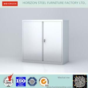 Steel Low Storage Cabinet with Two Swinging Doors