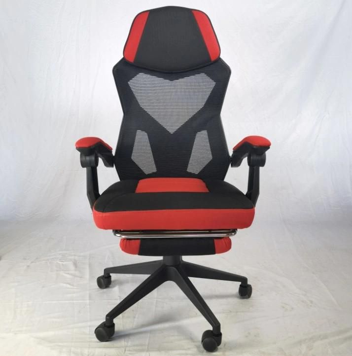 Racing Style Computer Office Mesh Chair with Footrest