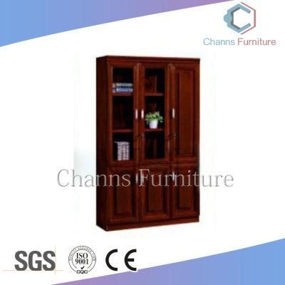 Luxury Bookshelf Modern Three Doors MDF File Cabinet (CAS-VFA05)