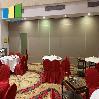 Meeting Room Interior Plywood Door Panel Movable Partition