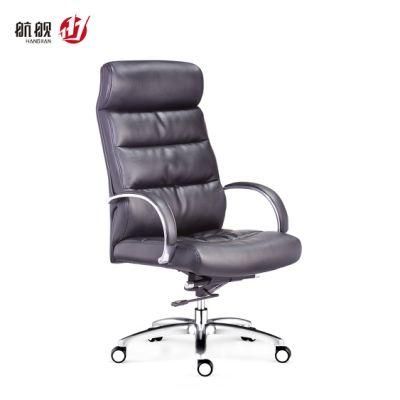 Black Leather Chair for Heavy People High Back Sofa Boss Chair Executive Office Chair