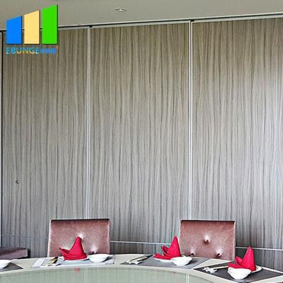 Ballroom Sound Proof Folding Partitions Movable Wooden Partition Wall