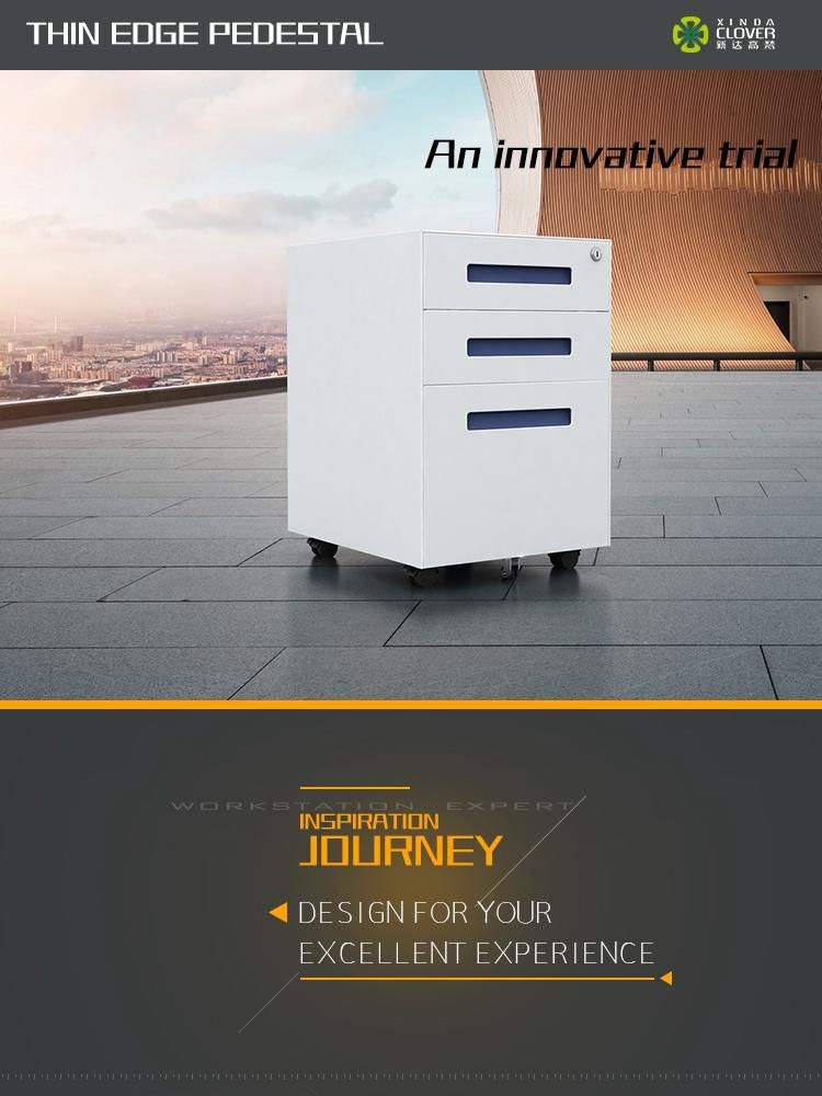 Three-Drawer Activity File Cabinet for Office Furniture Household Storage