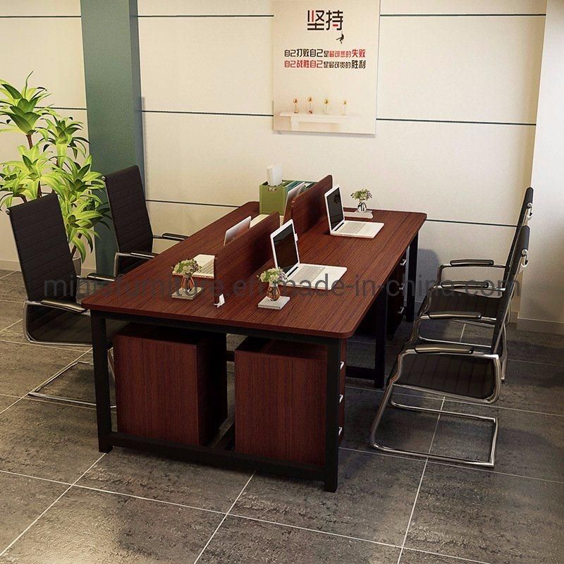 (MN-WS243) Wholesale Partition Modern Office Furniture Workstation for Six People