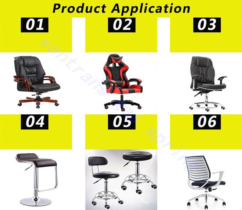 Chair Gas Spring 120mm Stroke Black and Silver Gas Lift Fits for Office Chair Bar Chair to Adjustable Height Controllable Gas Spring Damper