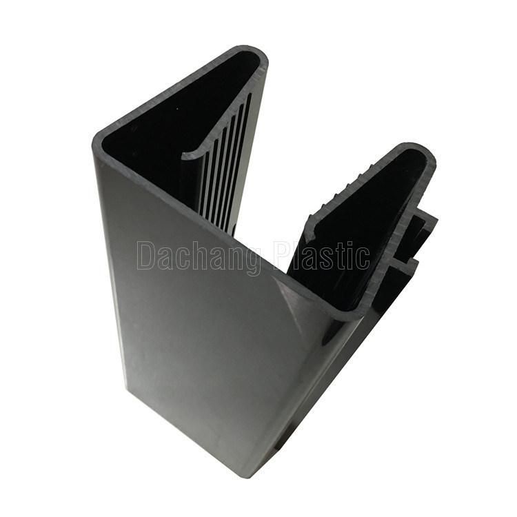 Black Armrest Plastic Extruded Profile