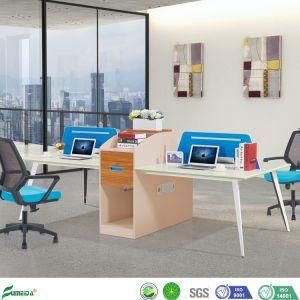 Open Plan Modular Office Wooden Computer Cubicle Bench Workstation