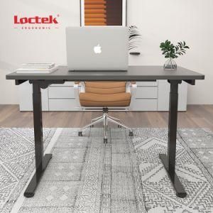 Loctek Et116g Office Wooden Height Adjustable Standing Computer Study Desk