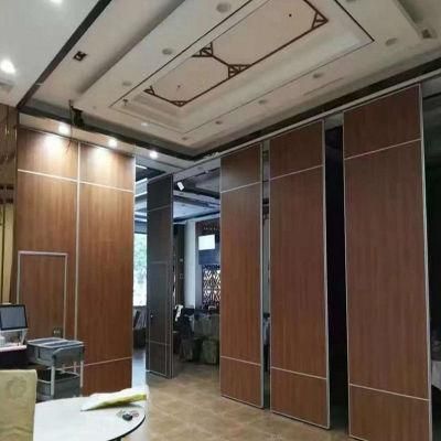 Banquet Hall MDF Sliding Room Partitions Design Office Removable Soundproof Folding Partition Walls