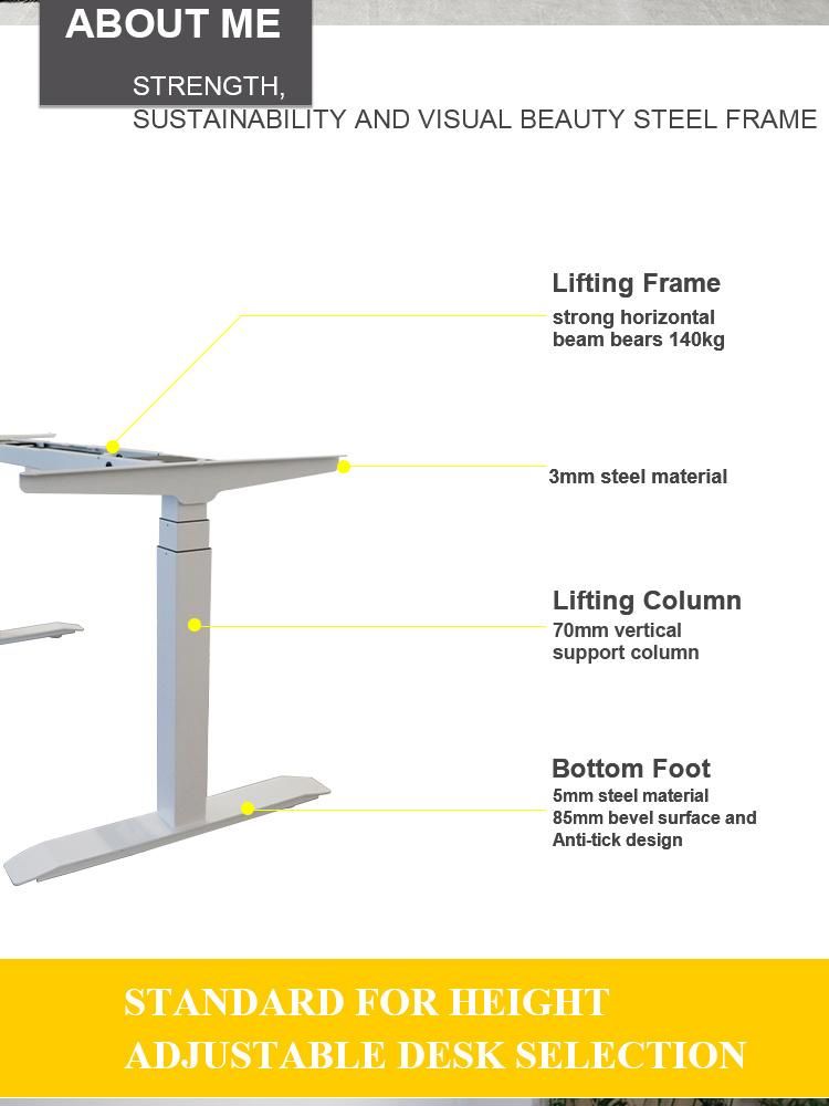 Ergonomic Office Automatic Height Adjustable Desk