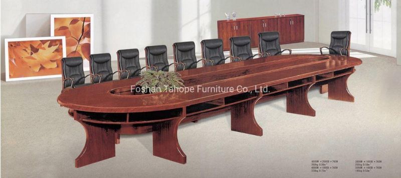 Arc-Shaped Design Meeting Room MDF Conference Table