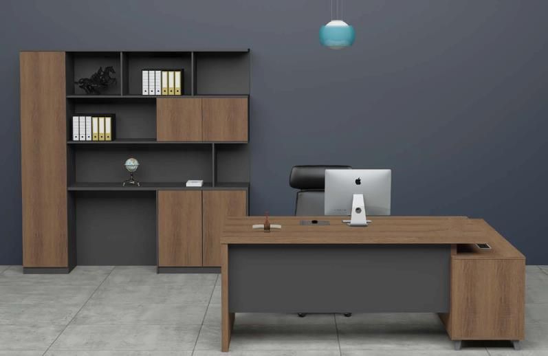High Quality Luxury Commercial Furniture Office Standing Table Unique Executive Wooden Office Table