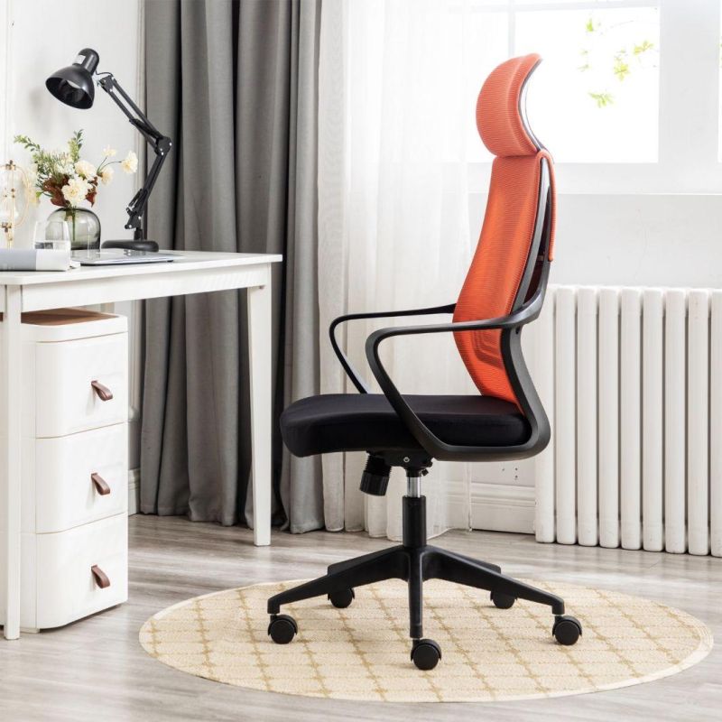 Office Executive Furniture MID-Back Back Swivel Fabric Mesh Office Chair Swivel with Wheels