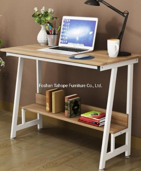 Easy to Install Studio Computer Desk Melamine Workstation Home Office Furniture