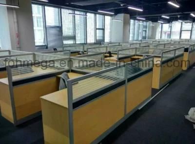 8 Persons Cluster MFC Office Workstation for Staff