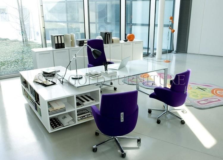 Modern Design Layout with Wood Bookcase Executive Office Desk (SZ-OD200)