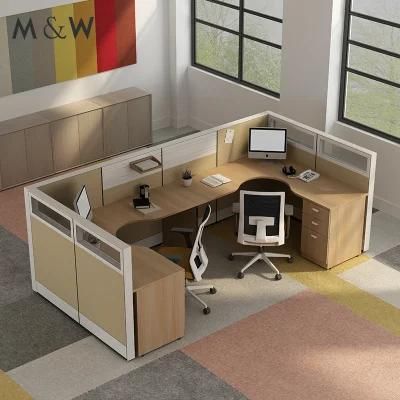 Good Quality Workstation Desk Design Computer 2 Person Office Cubicle