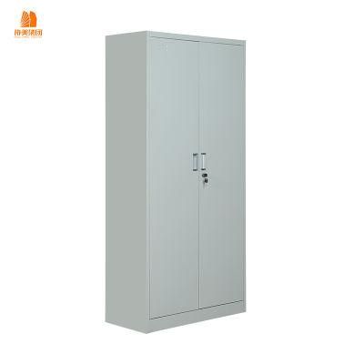 Double Swing Metal Door Document Storage Cupboard with 4 Shelves