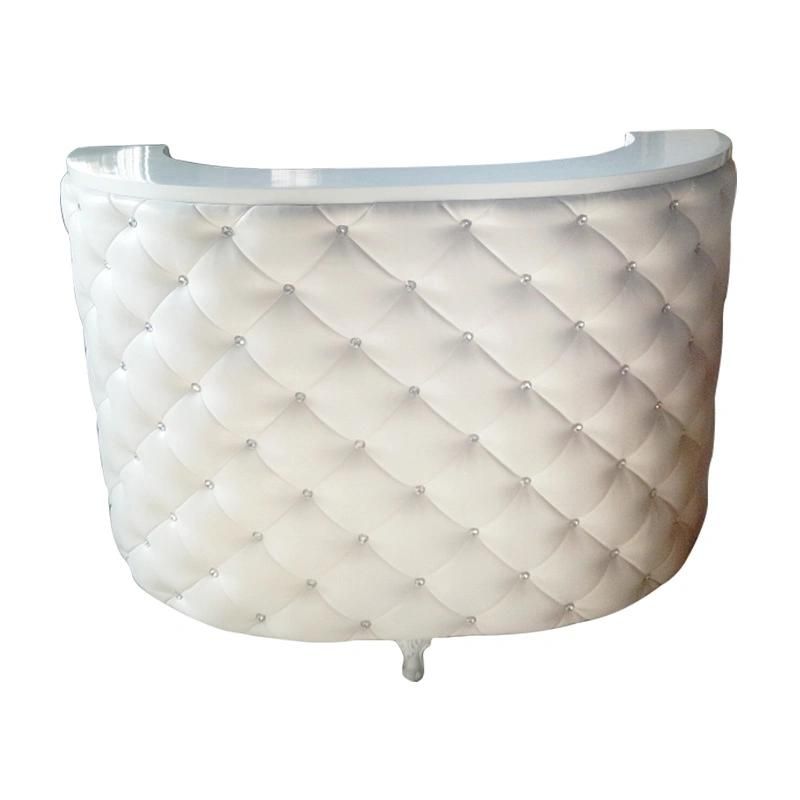 Hl-029 2021 Top Quality Mix Color Salon Reception Table Consult Table for Sale Cashier Desk Check-out Counter Checkstand