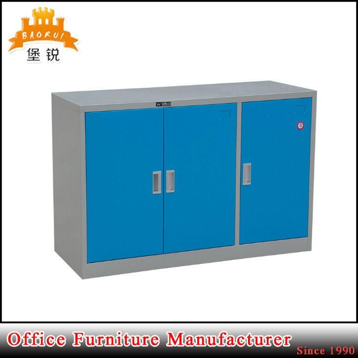 3 Door Blue Office Furniture Metal Cabinet Steel Locker