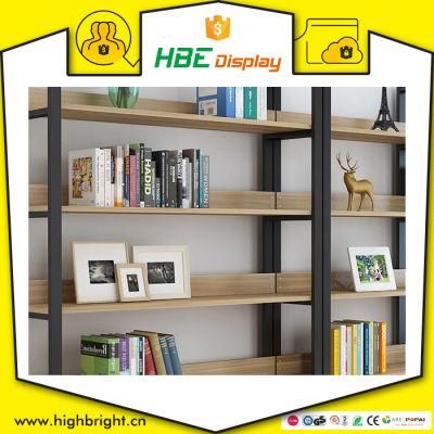 Hibright Livinig Room Furniture Wooden Bookshelf for Display and Collection