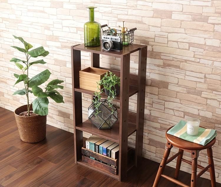 Open Back Standing Storage Bookshelf