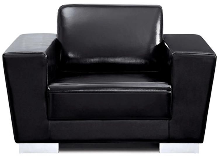 Top Leather Finished 2 Seater Reception Sofa for Public Waiting Room