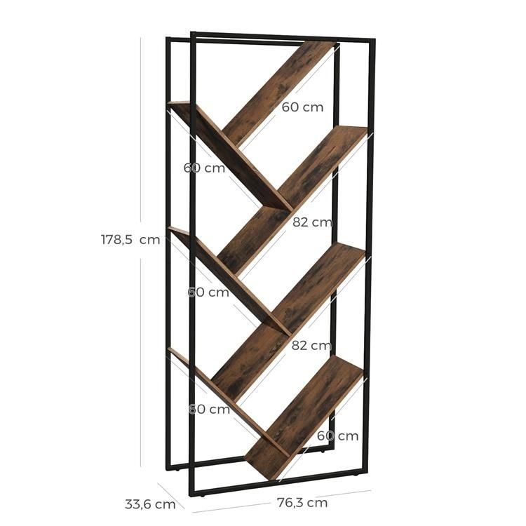 Office Metal Furniture Storage Organzier Shelving Bookcase Display Stand Bookshelf Filing Cabinets Bookcase Display Rack Bookstack Bookcase