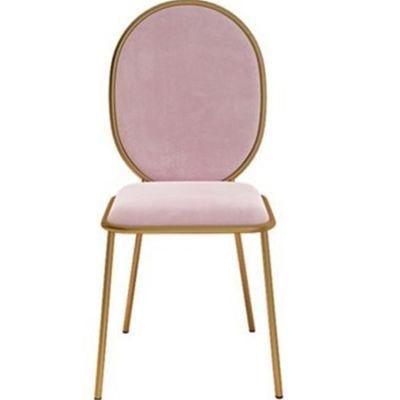 Home Furniture Dining Room Chairs Stainless Steel Legs Velvet Fabric Dining Chairs