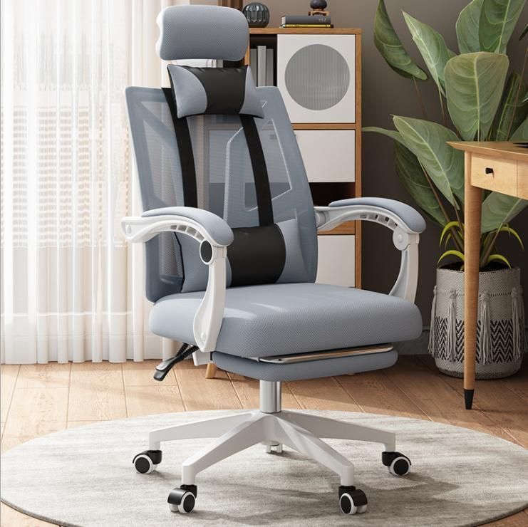 Most Comfortable Ergonomic Mesh Chair Reclining Chair with Footrest Best Office Chair 2021 (YT-018)